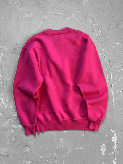 1990s Hot Pink Russell Athletic Sweatshirt [M]