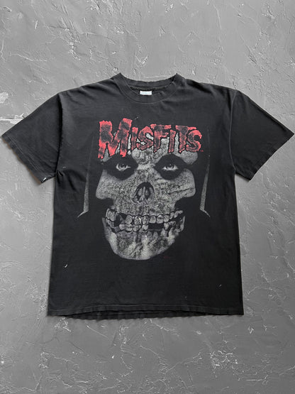 1997 Faded Black Misfits Tee [XL]