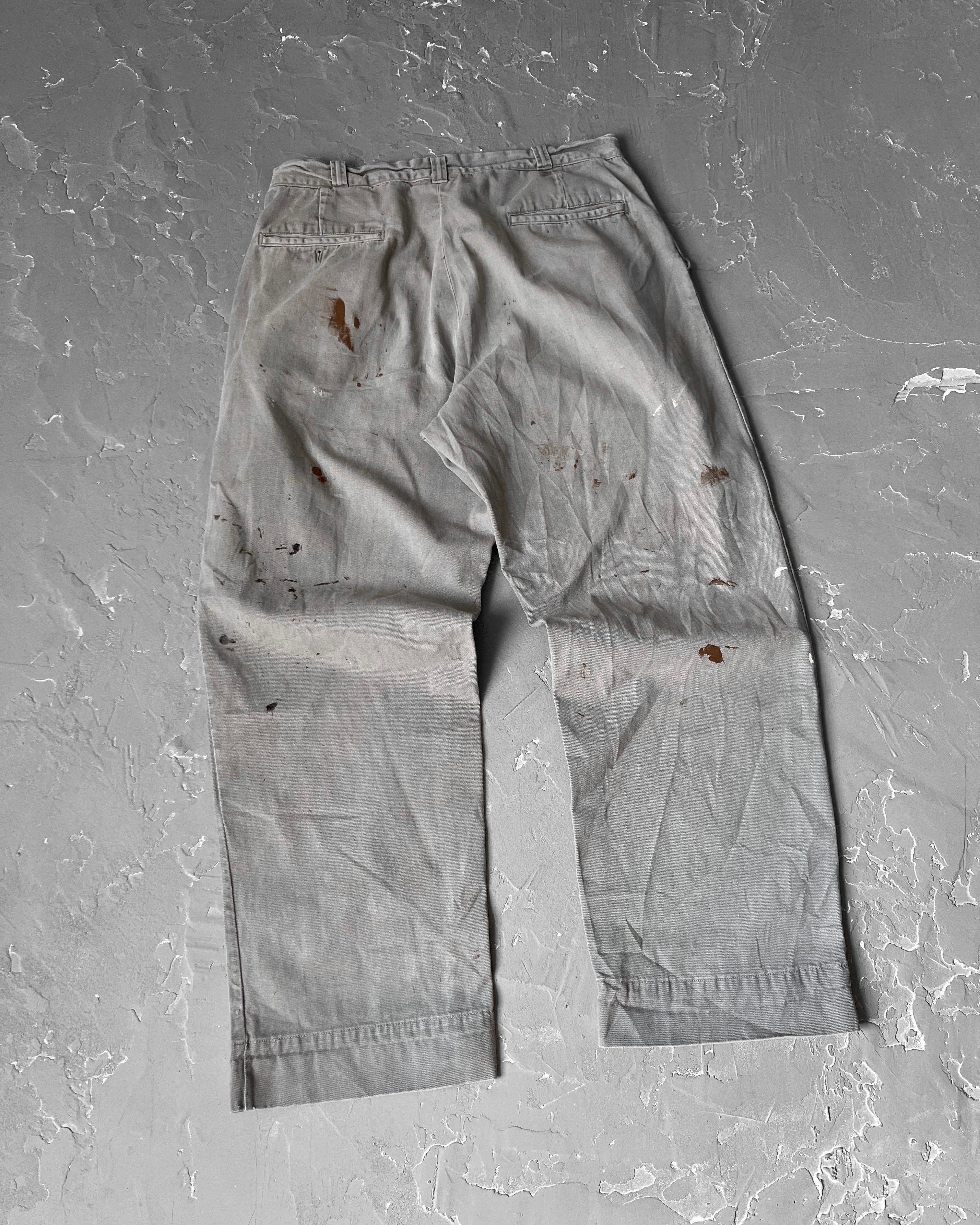 1950s Stone Gray Sears Hercules Painter’s Pants [32 x 30]