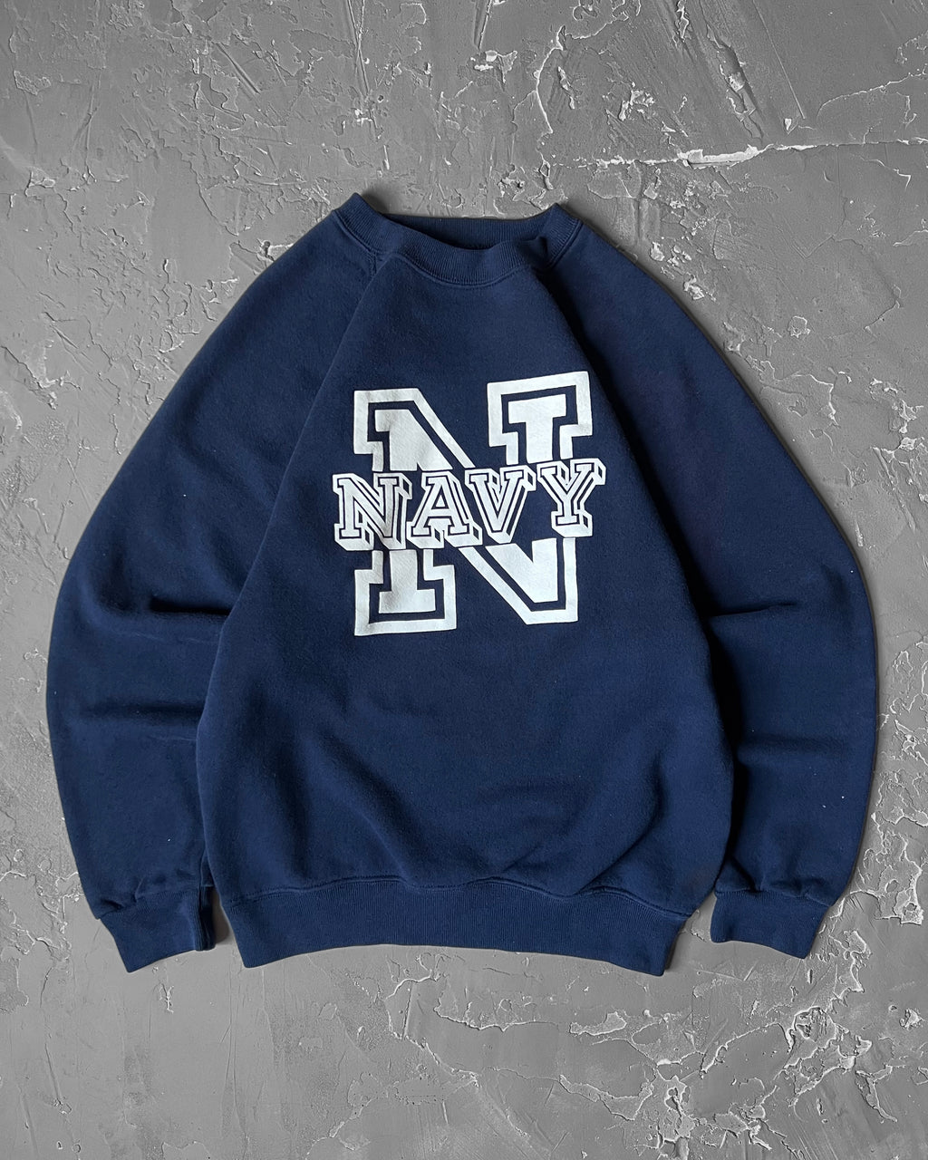1980s U.S. Navy Raglan Sweatshirt [M]
