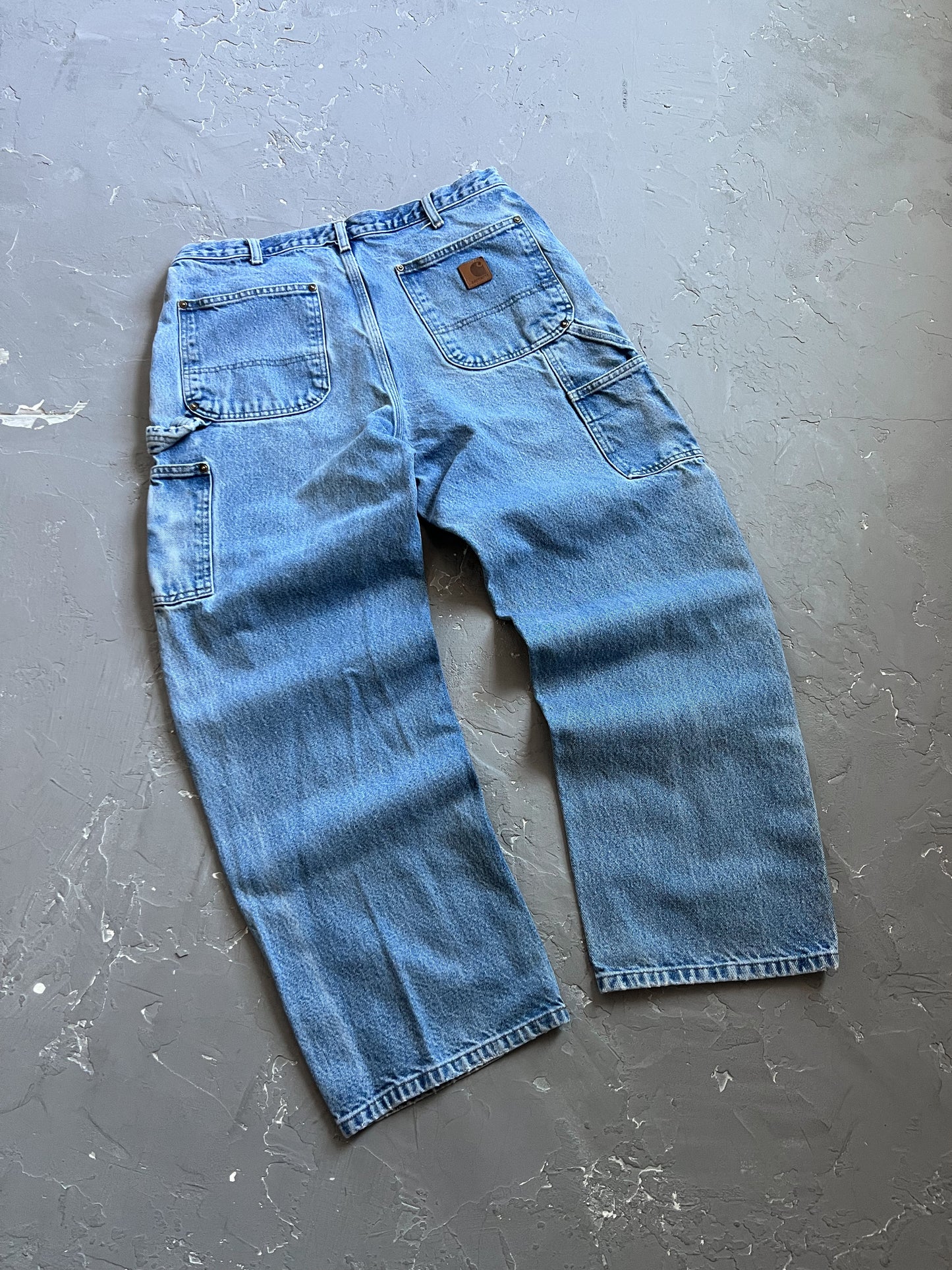 Carhartt Denim Removed Double Knee Pants [34 x 30]