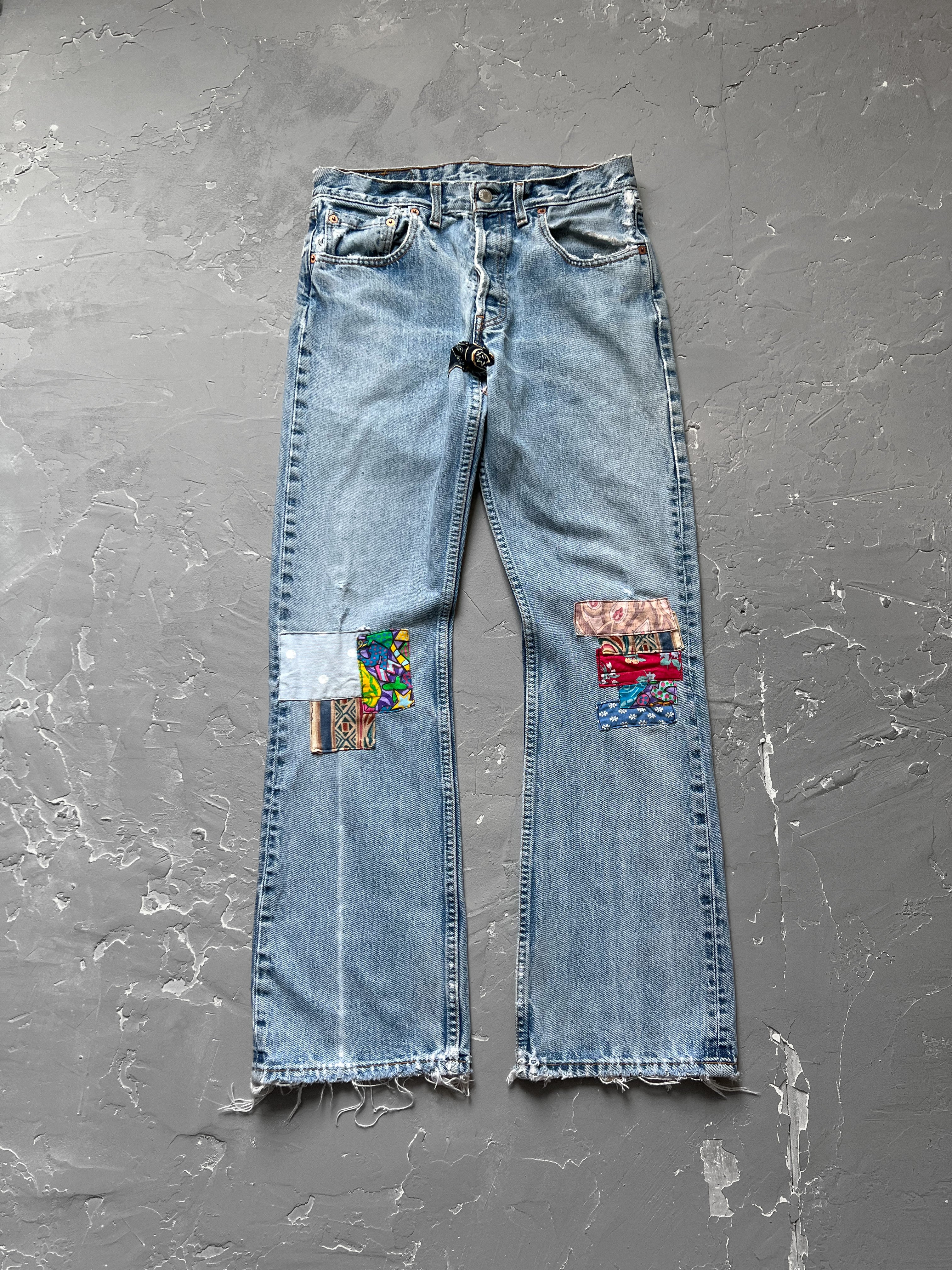 1990s Patchwork Flared Levi’s [30 x 30]
