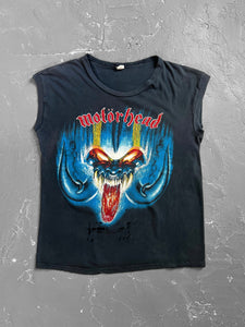 1980s Thrashed Motörhead Sleeveless Tee [M]