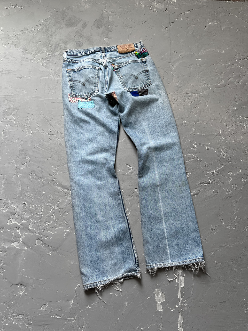 1990s Patchwork Flared Levi’s [30 x 30]