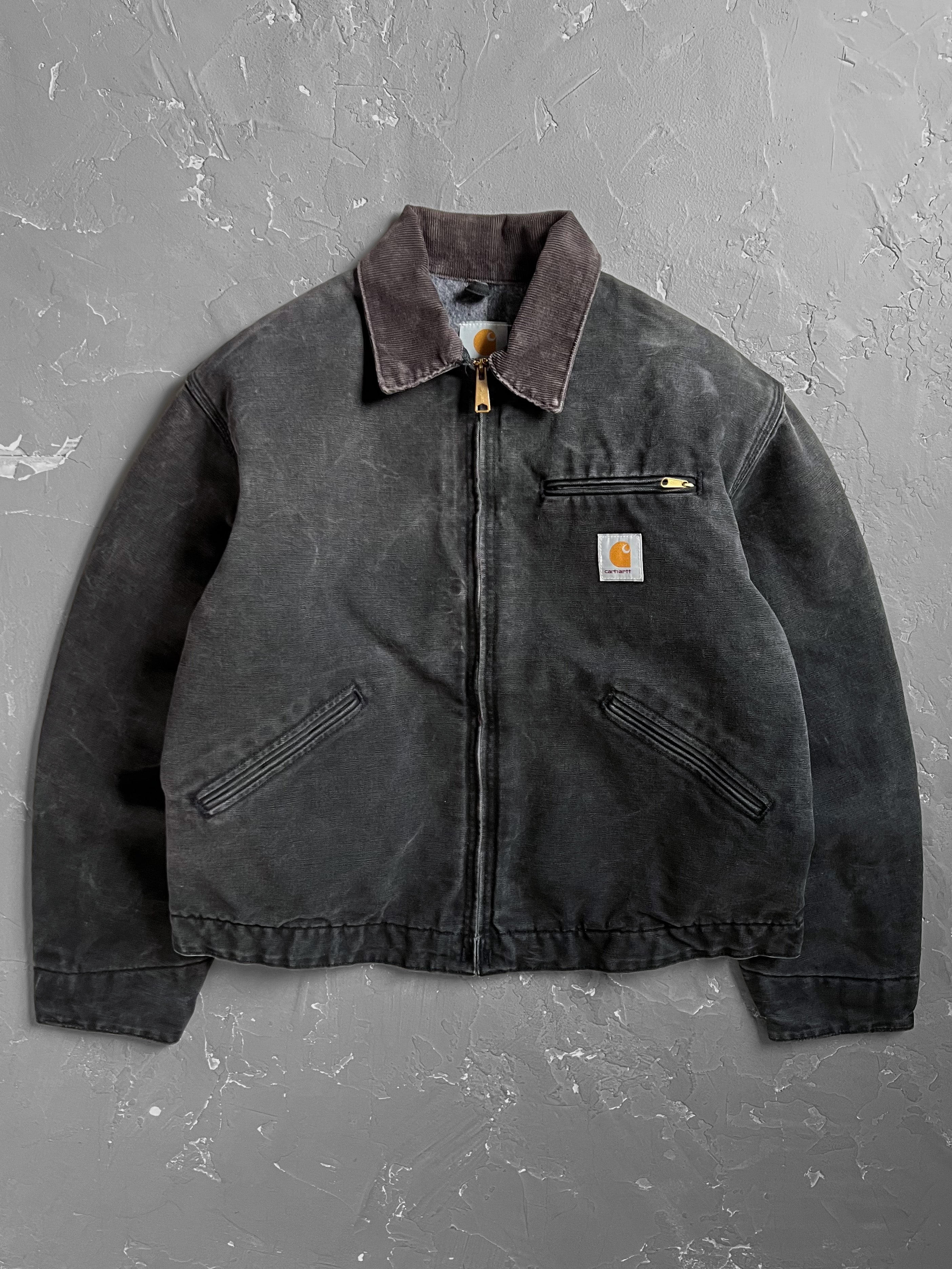 1990s Faded Black Carhartt Detroit Jacket [XL]