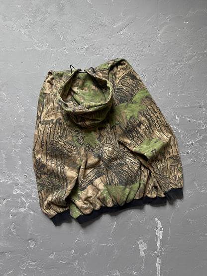 1990s Realtree Camouflage Zip Hoodie [XL]