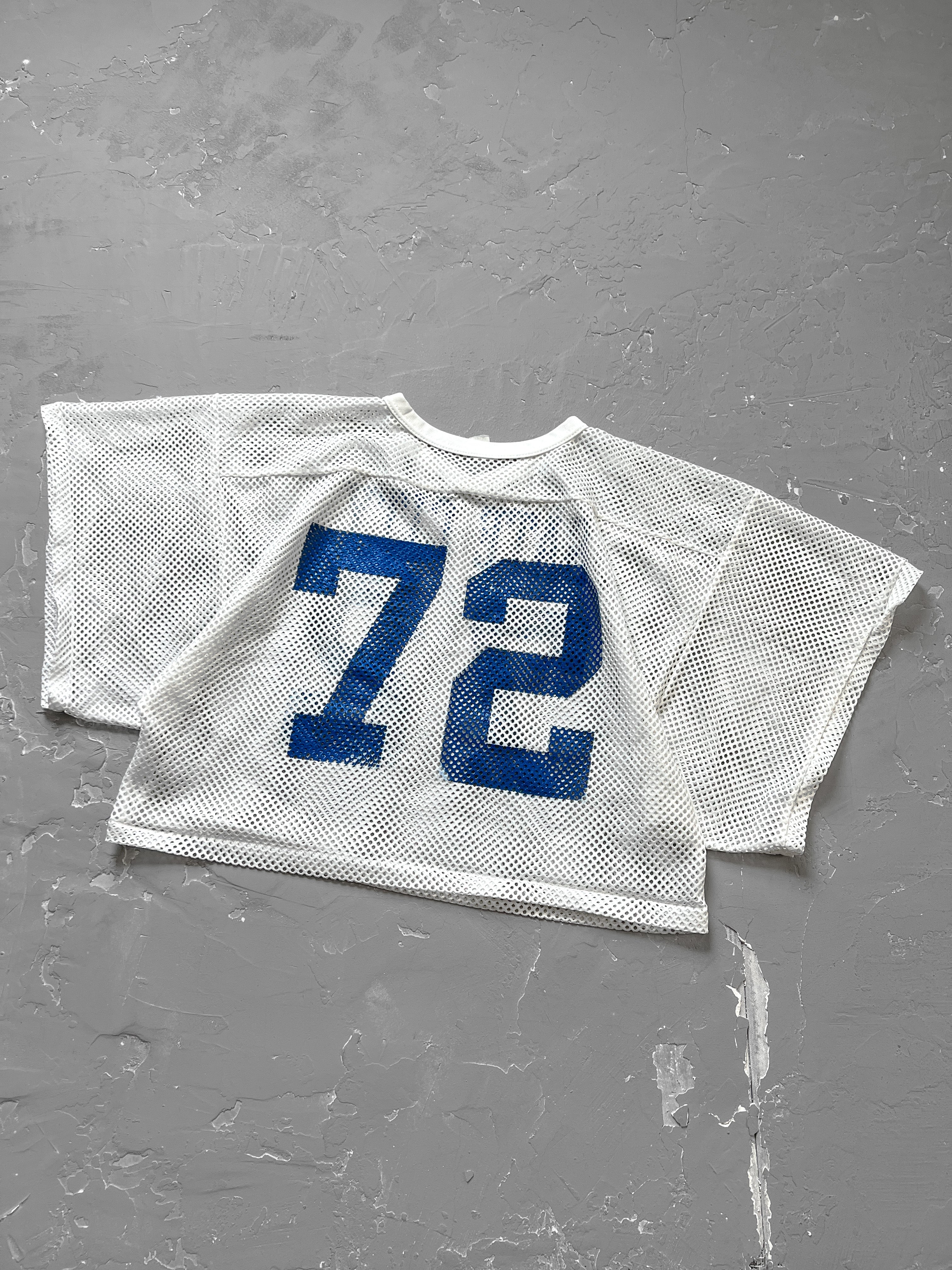 1980s “Gate City” Cropped Mesh Football Jersey [XL]