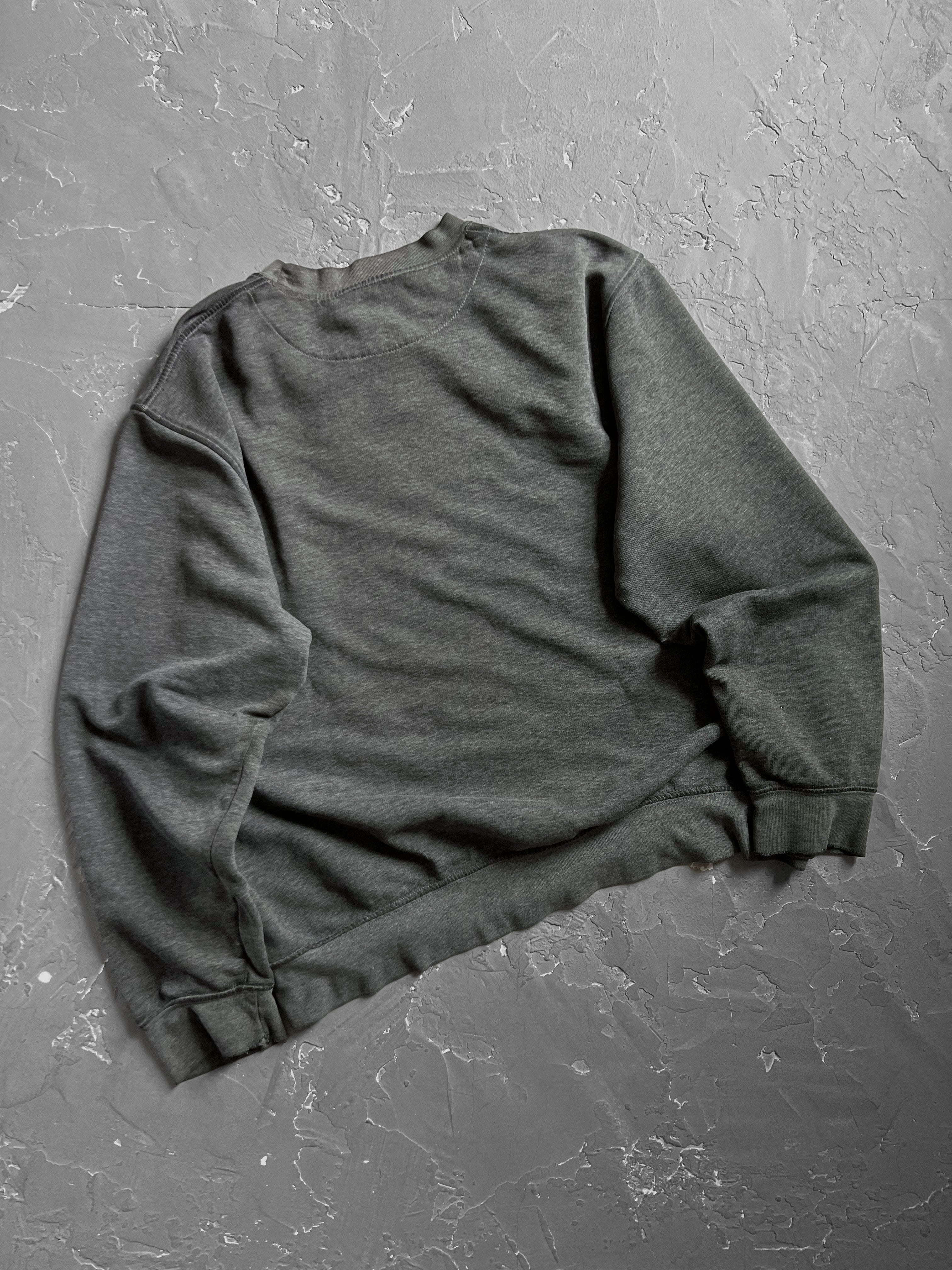 2000s Faded Charcoal Nike Sweatshirt [XL]