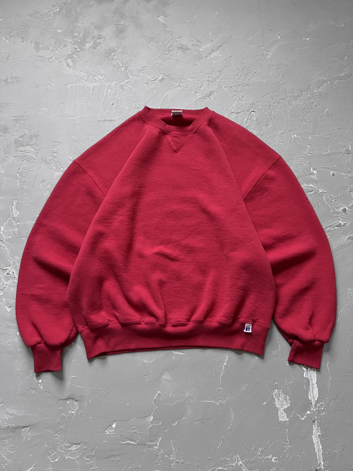 1990s Boxy Cherry Russell Athletic Sweatshirt [XL]