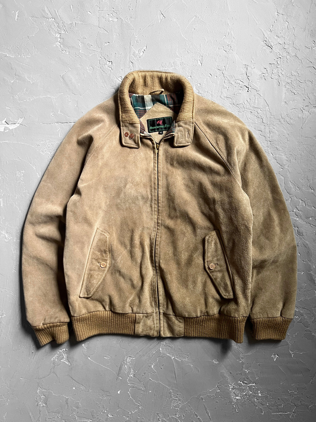 1980s Abercrombie & Fitch Suede Leather Jacket [M]