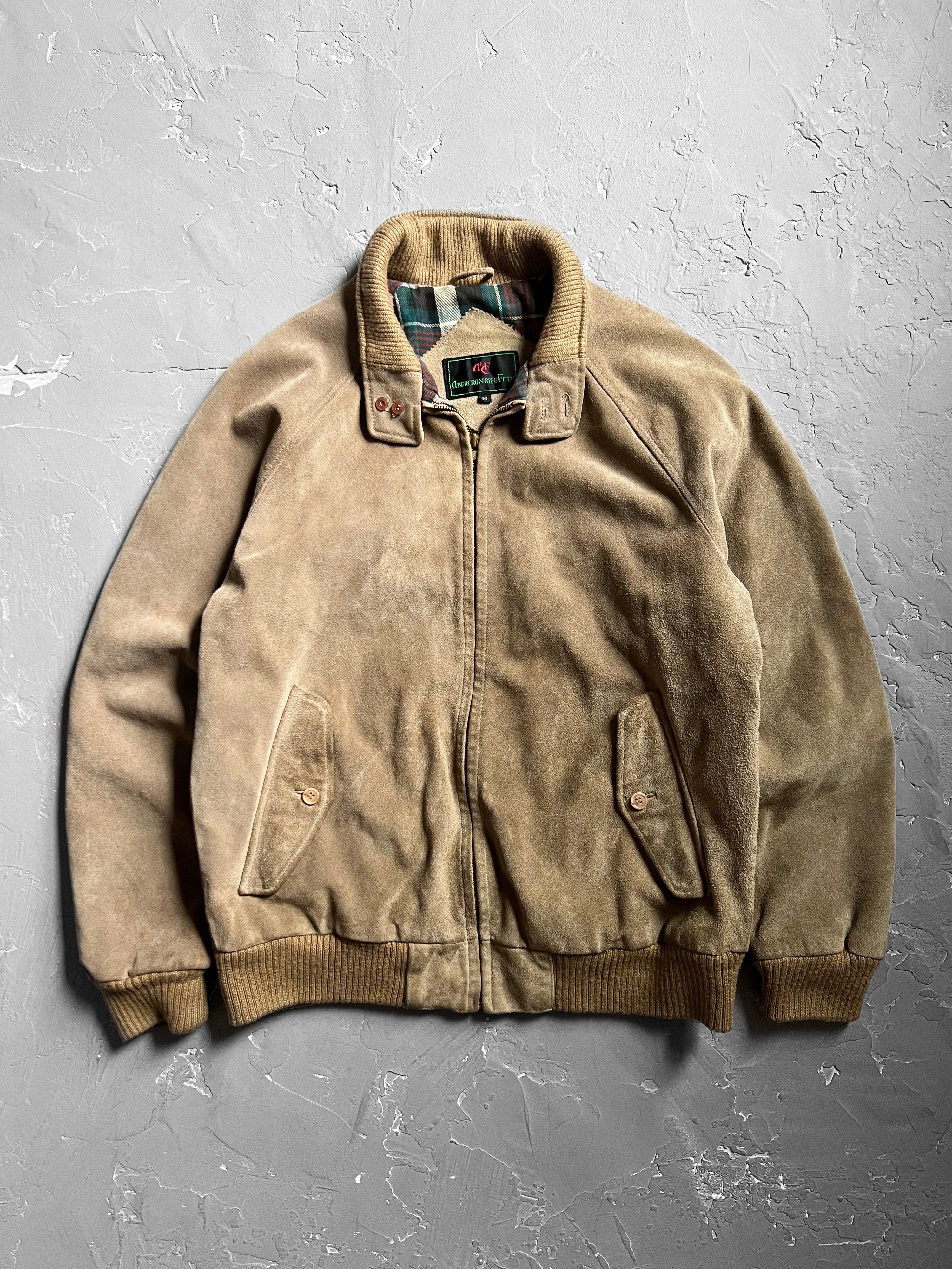 1980s Abercrombie & Fitch Suede Leather Jacket [M]