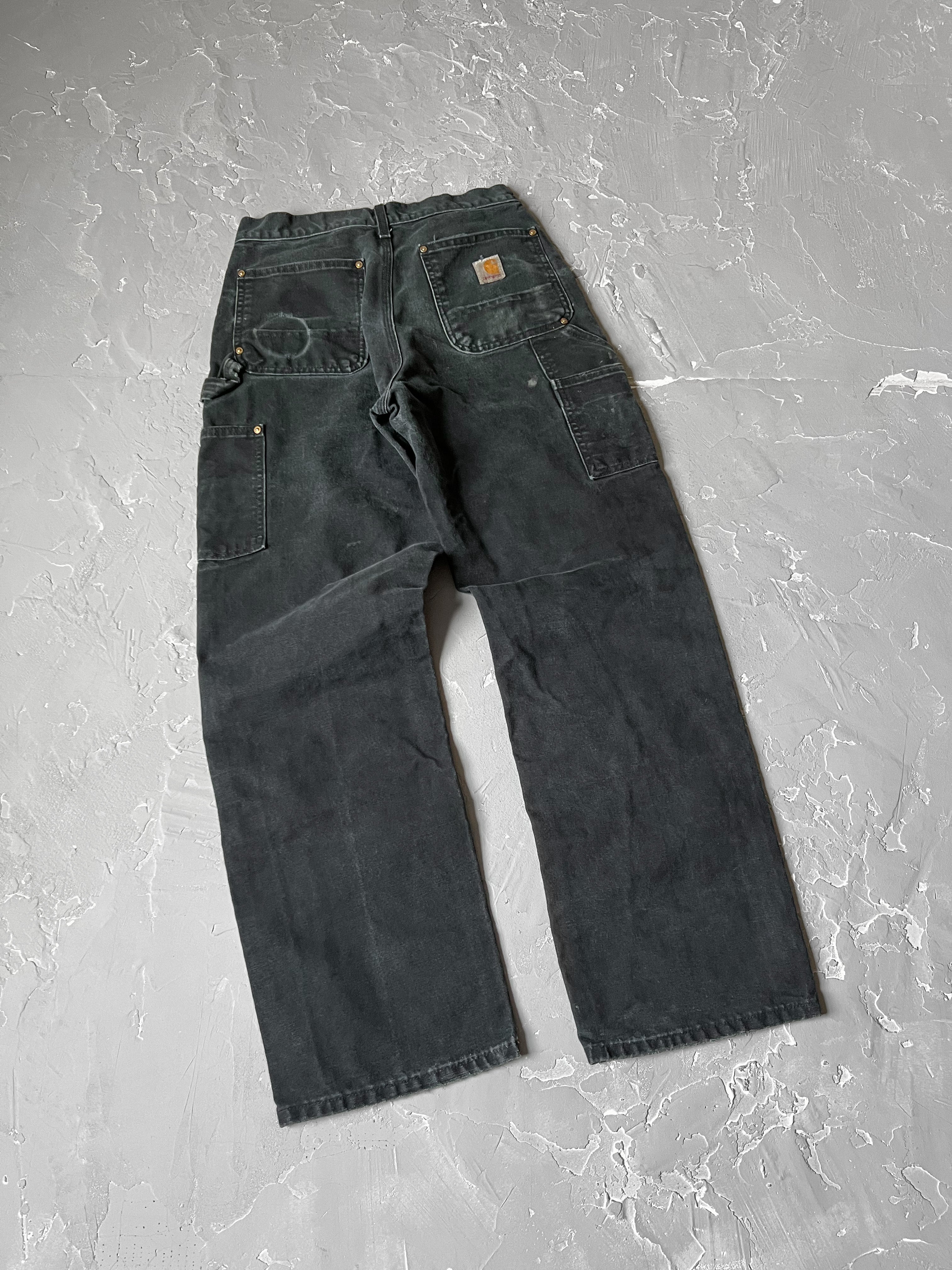 Carhartt Faded Black Double Knee Pants [29 x 30]