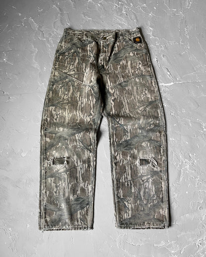 1980s Carhartt Camouflage Double Knee Pants [33 x 30]