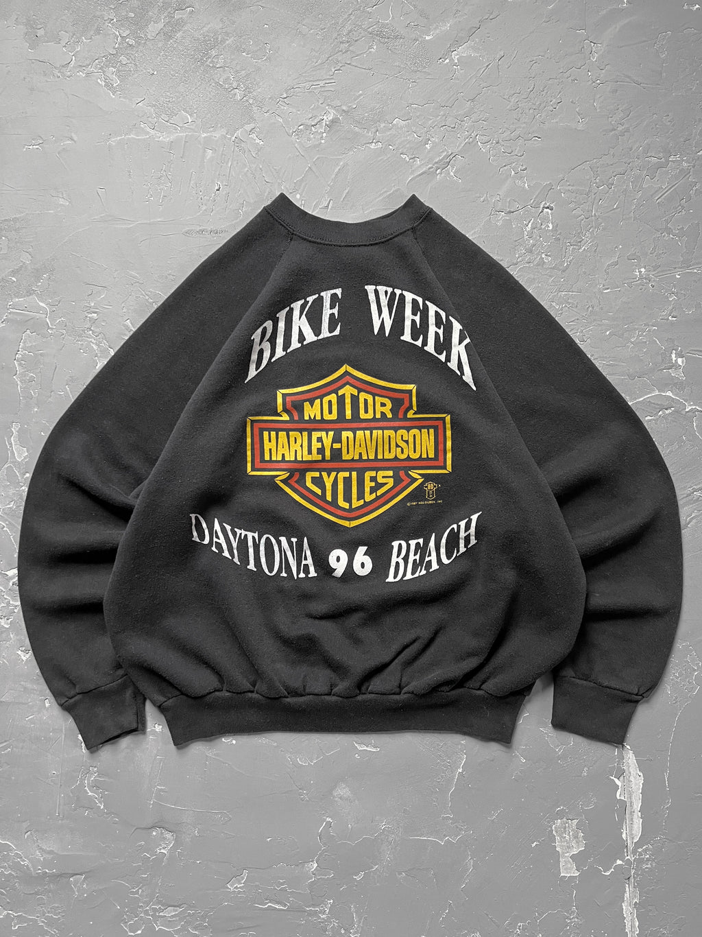 1996 Boxy Harley Davidson Bike Week Sweatshirt [XL]