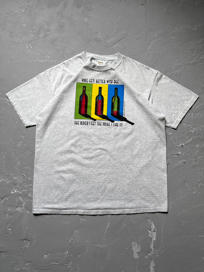 1999 “Wine Gets Better With Age..” Tee [XL]