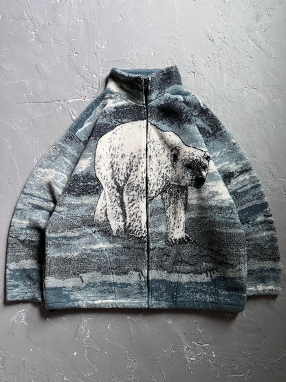 1990s Polar Bear Deep Pile Fleece Jacket [L]