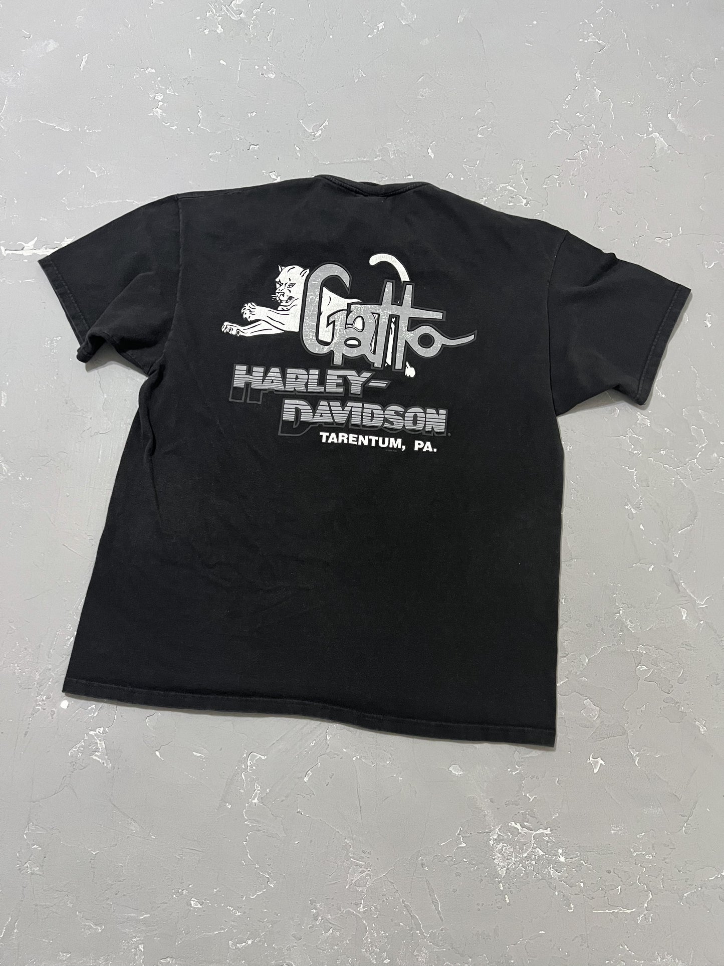 2000 Faded Black Harley Davidson Tee [XL]