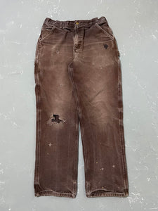 Carhartt Faded Mocha Carpenter Pants [32 x 31]