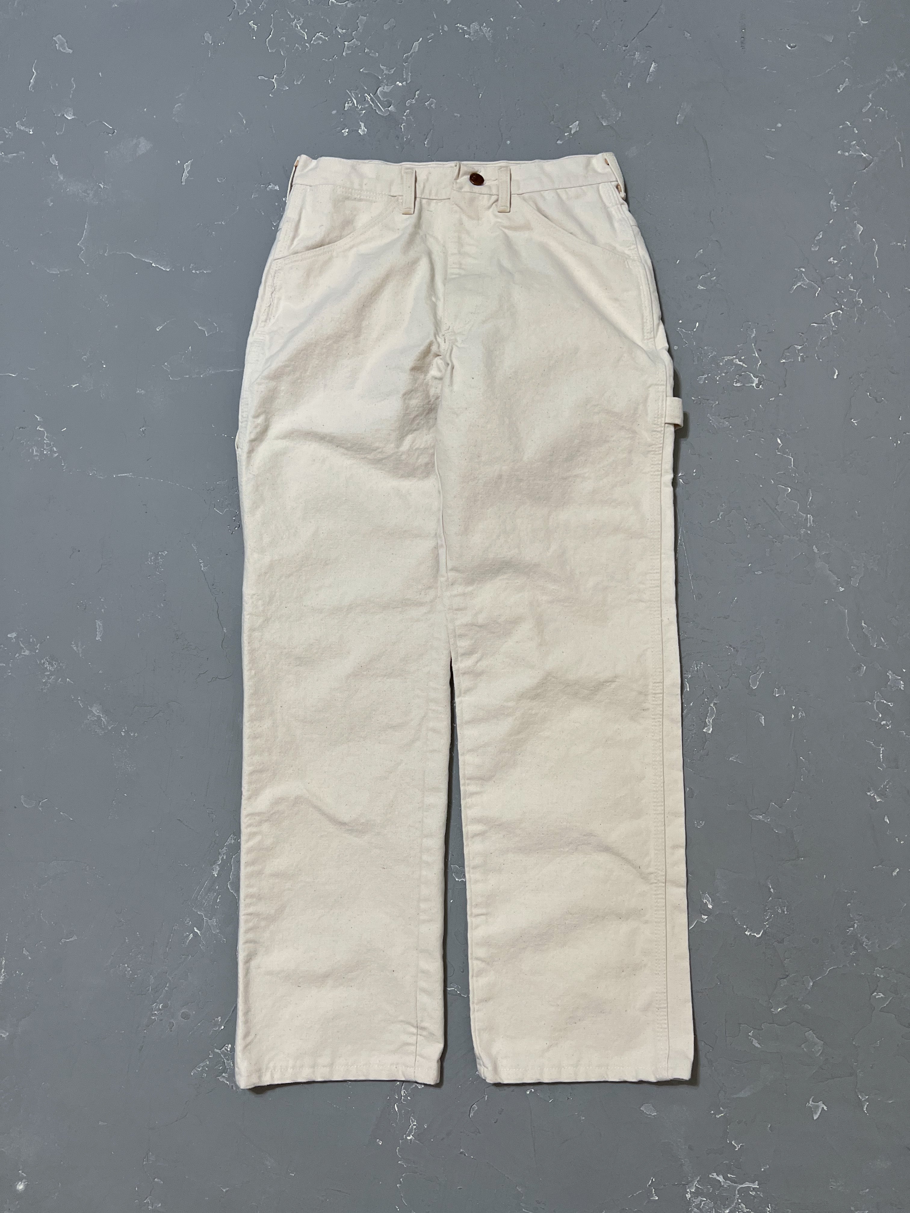 1980s Ivory Big Ben Carpenter Work Pants [29 x 30]
