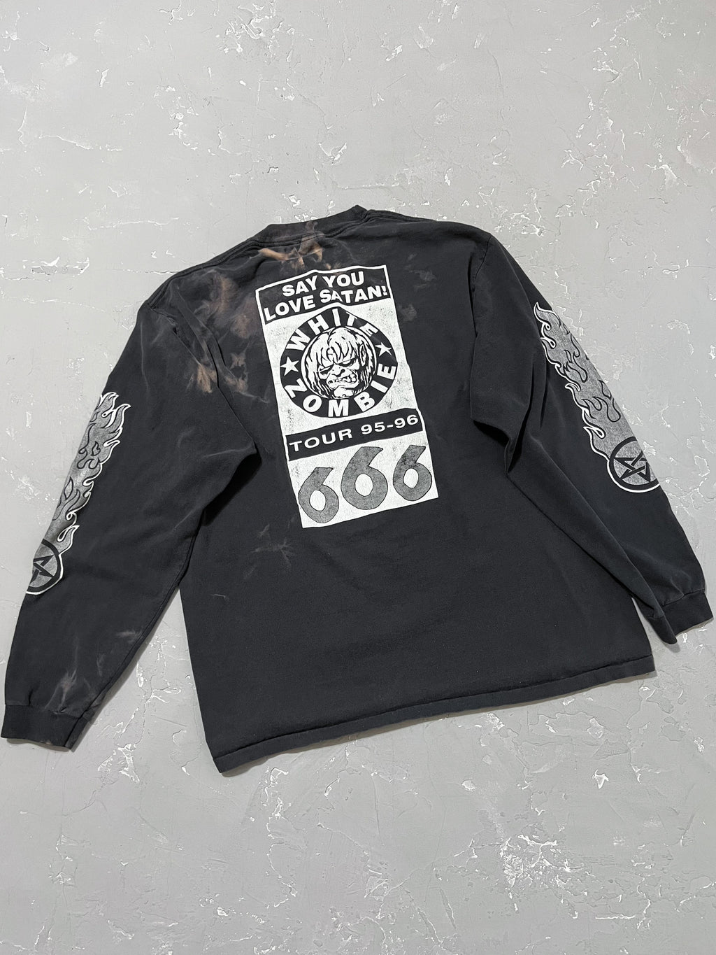 1995 Sun Bleached White Zombie “Say You Love Satan” World Tour Tee [XL]