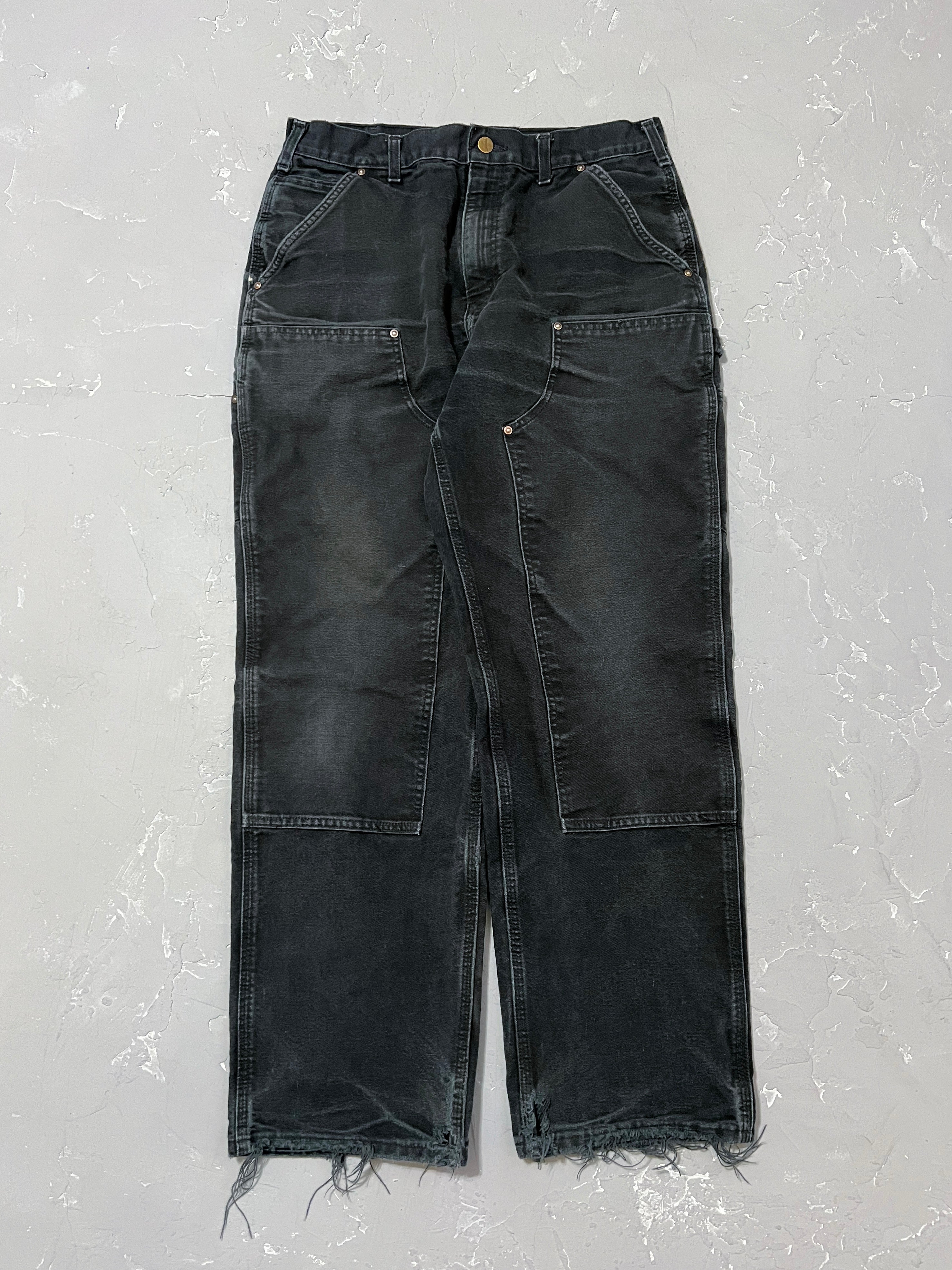Carhartt Black Double Knee Pants [32 x 32]