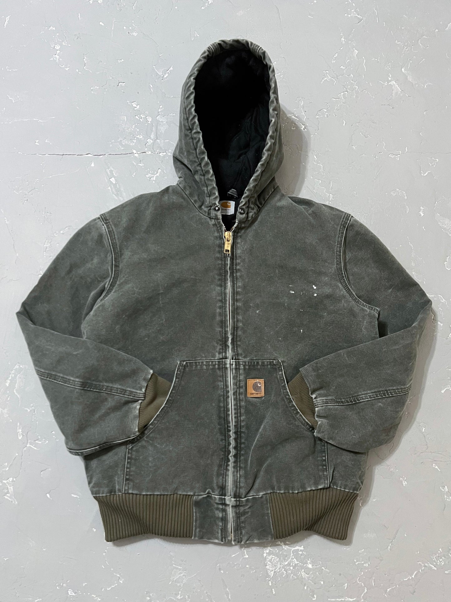 Carhartt Moss Green Painted Hooded Jacket [M]