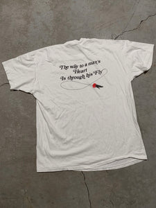 1990s “The Way To A Man’s Heart Is Through His Fly” Tee [XL]