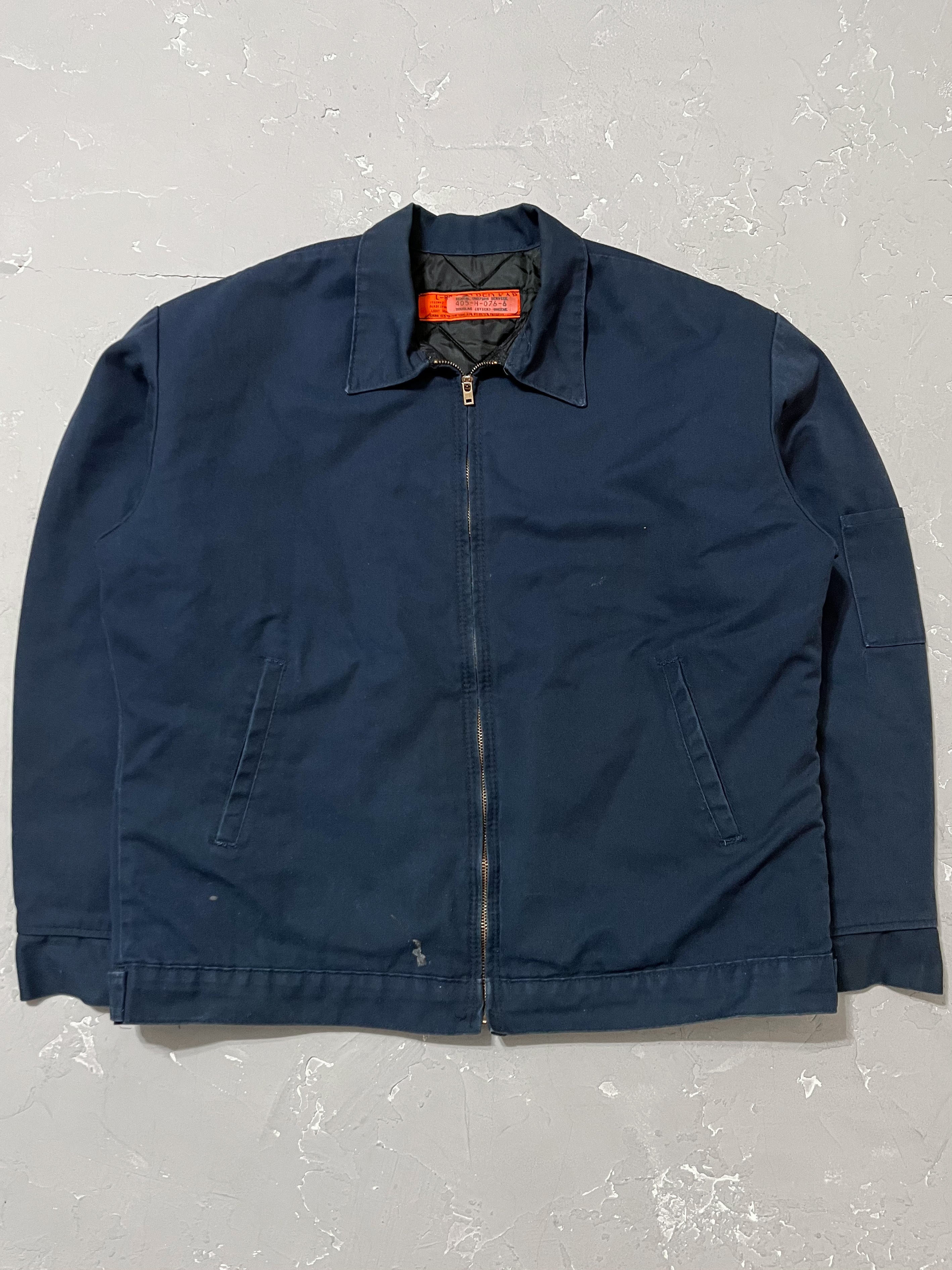 Navy Quilt Lined Work Jacket [L]