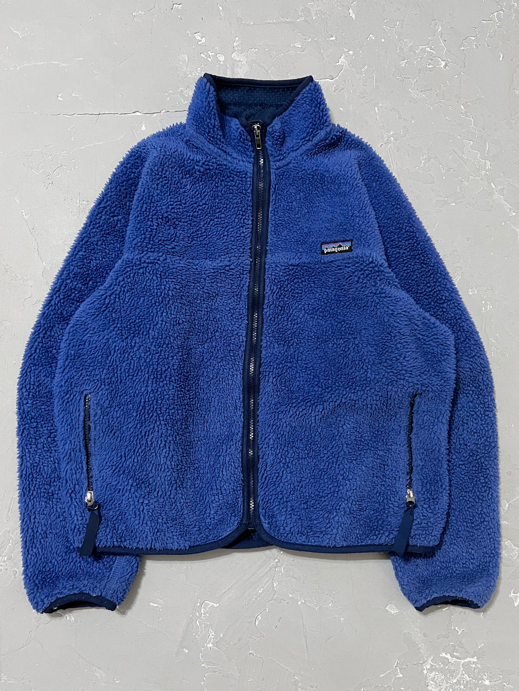 1999 Patagonia Royal Blue Deep Pile Jacket [M]