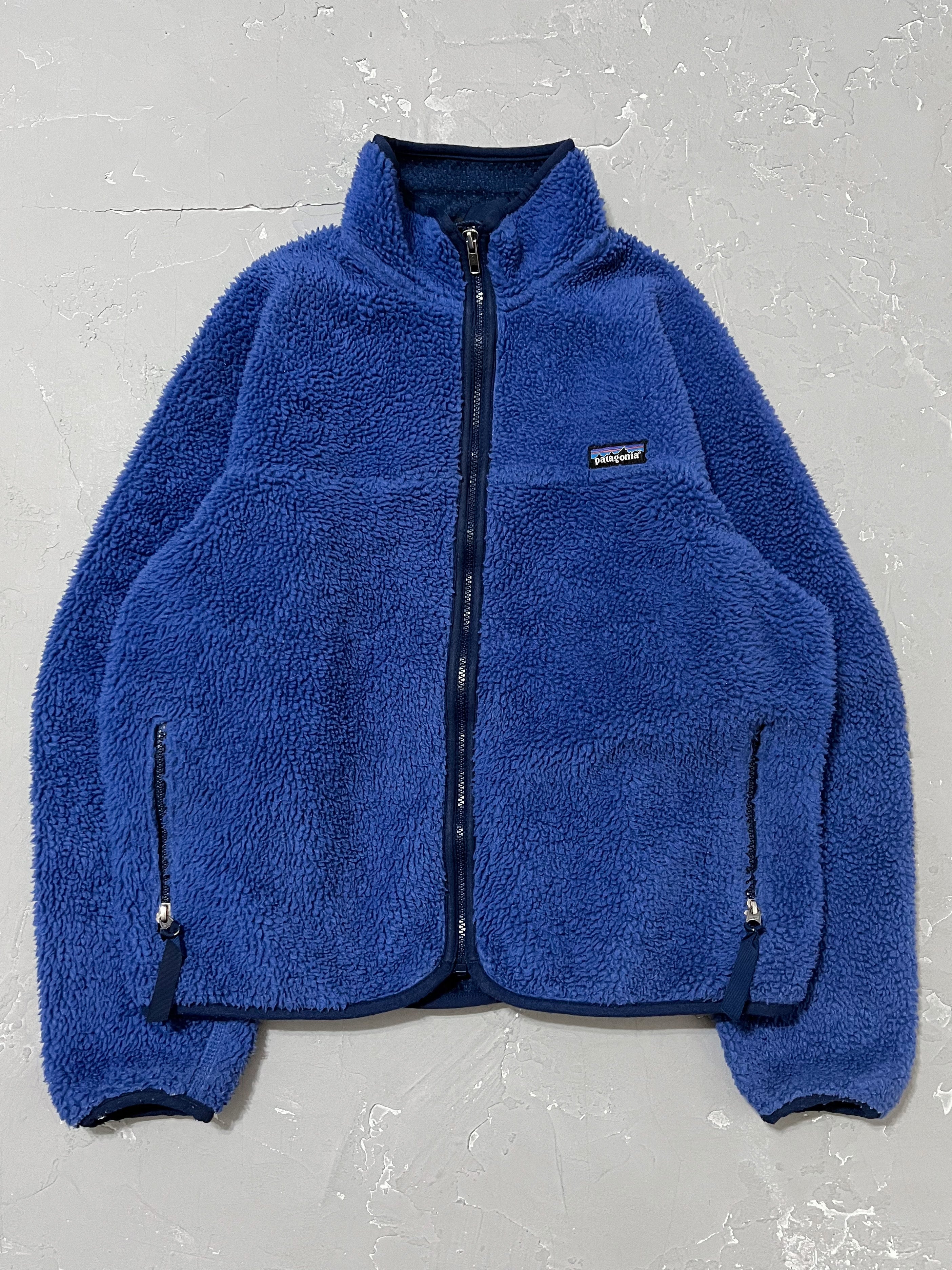 1999 Patagonia Royal Blue Deep Pile Jacket [M]