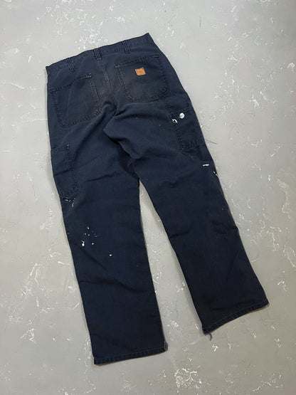 Carhartt Navy Painted Carpenter Pants [33 x 32]