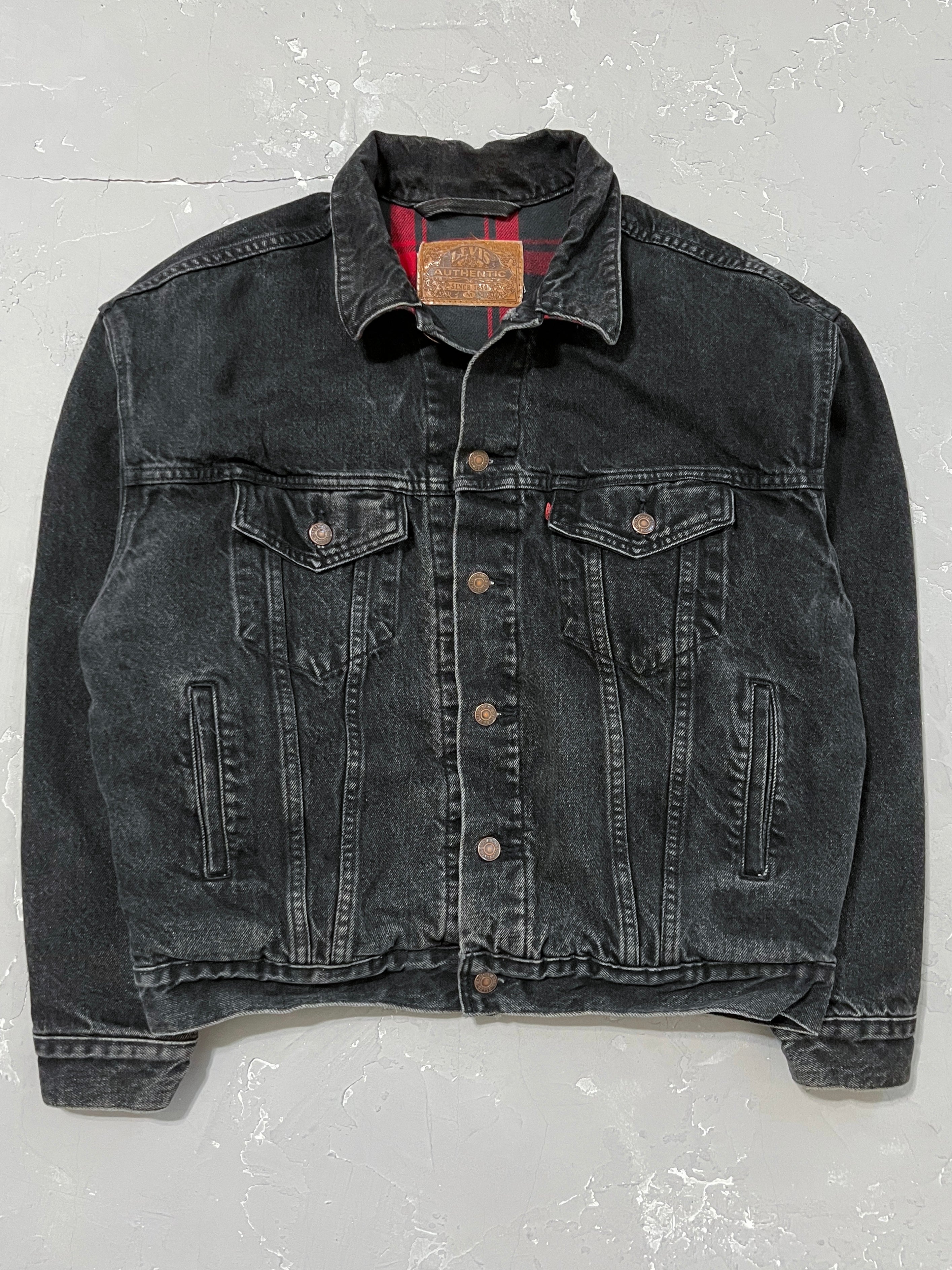1990s Levi’s Black Denim Trucker Jacket [L]