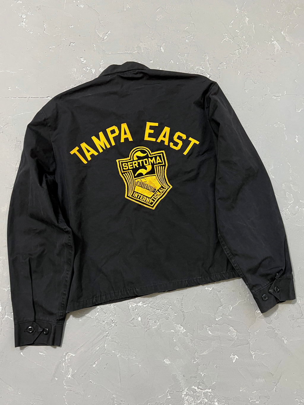 1960s Black “Les” Chain Stitch Work Jacket [L]