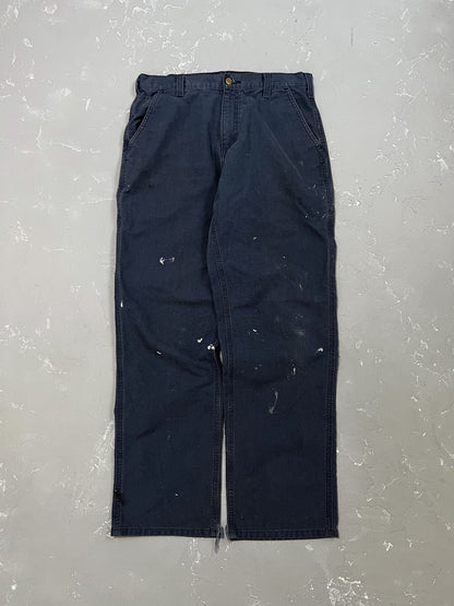 Carhartt Navy Painted Carpenter Pants [33 x 32]