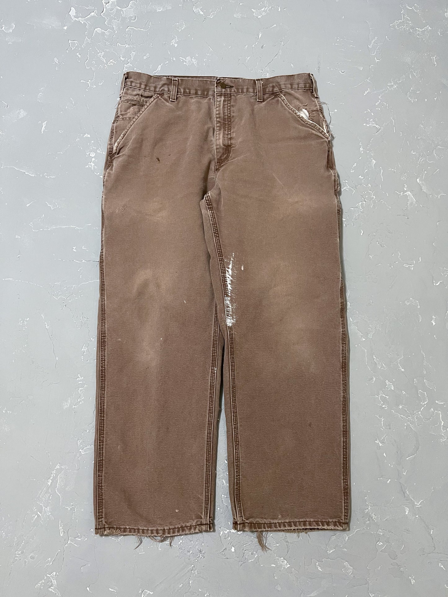 Carhartt Faded Mocha Carpenter Pants [34 x 30]