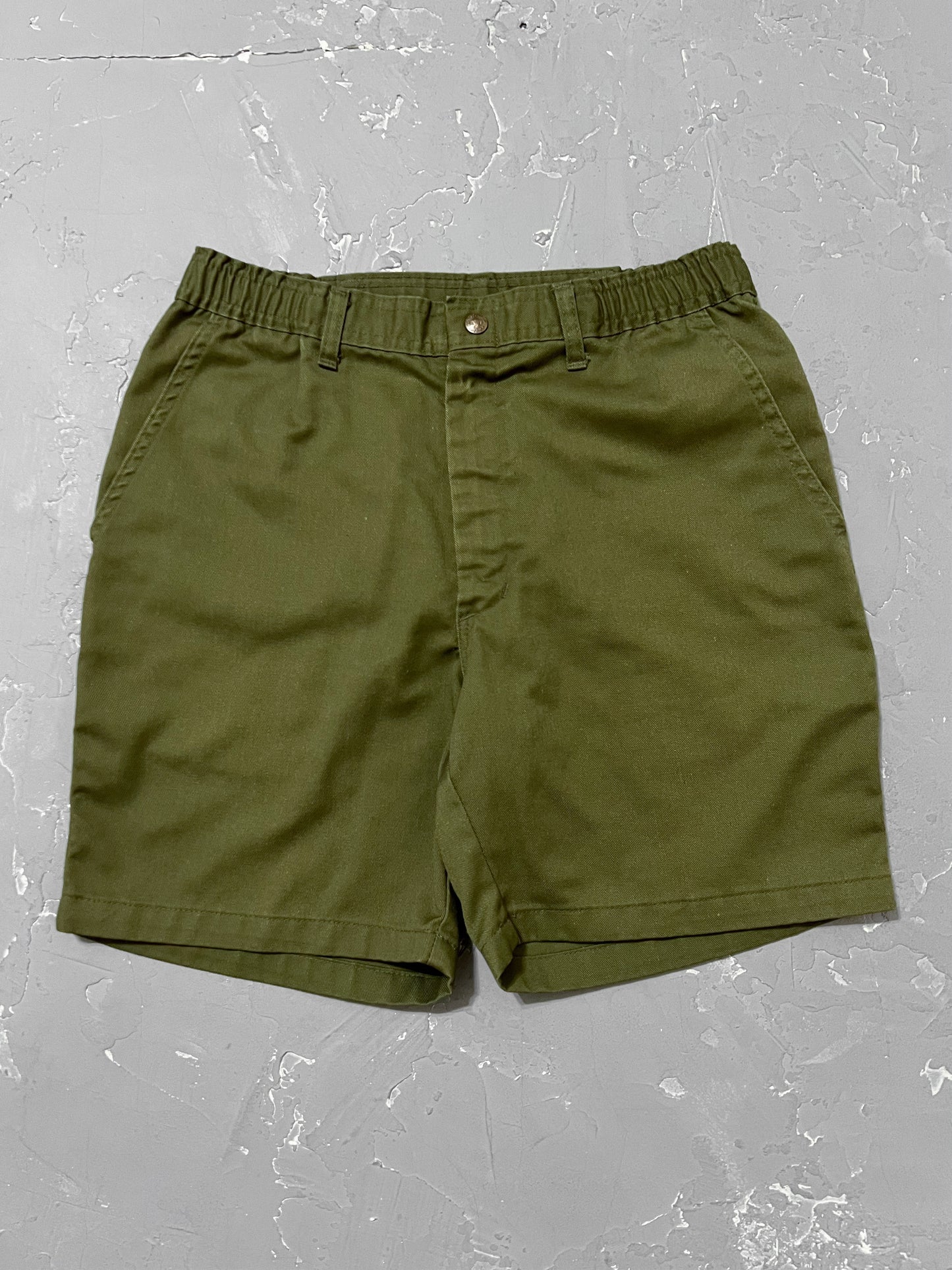 1960s Olive BSA Utility Shorts [30-31]