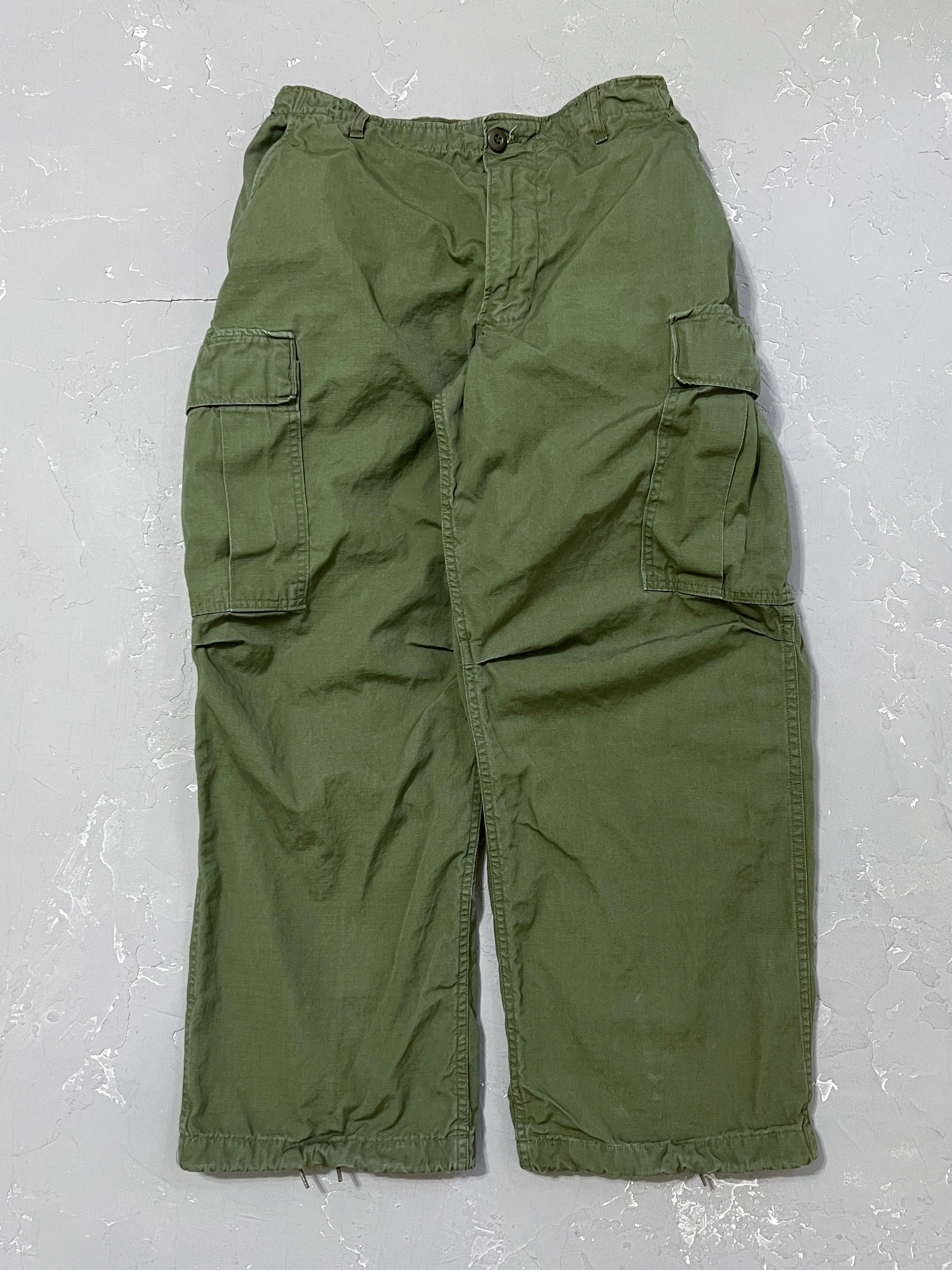 1969 Vietnam War OG-107 Tropical Combat Pants [28-31 x 30]