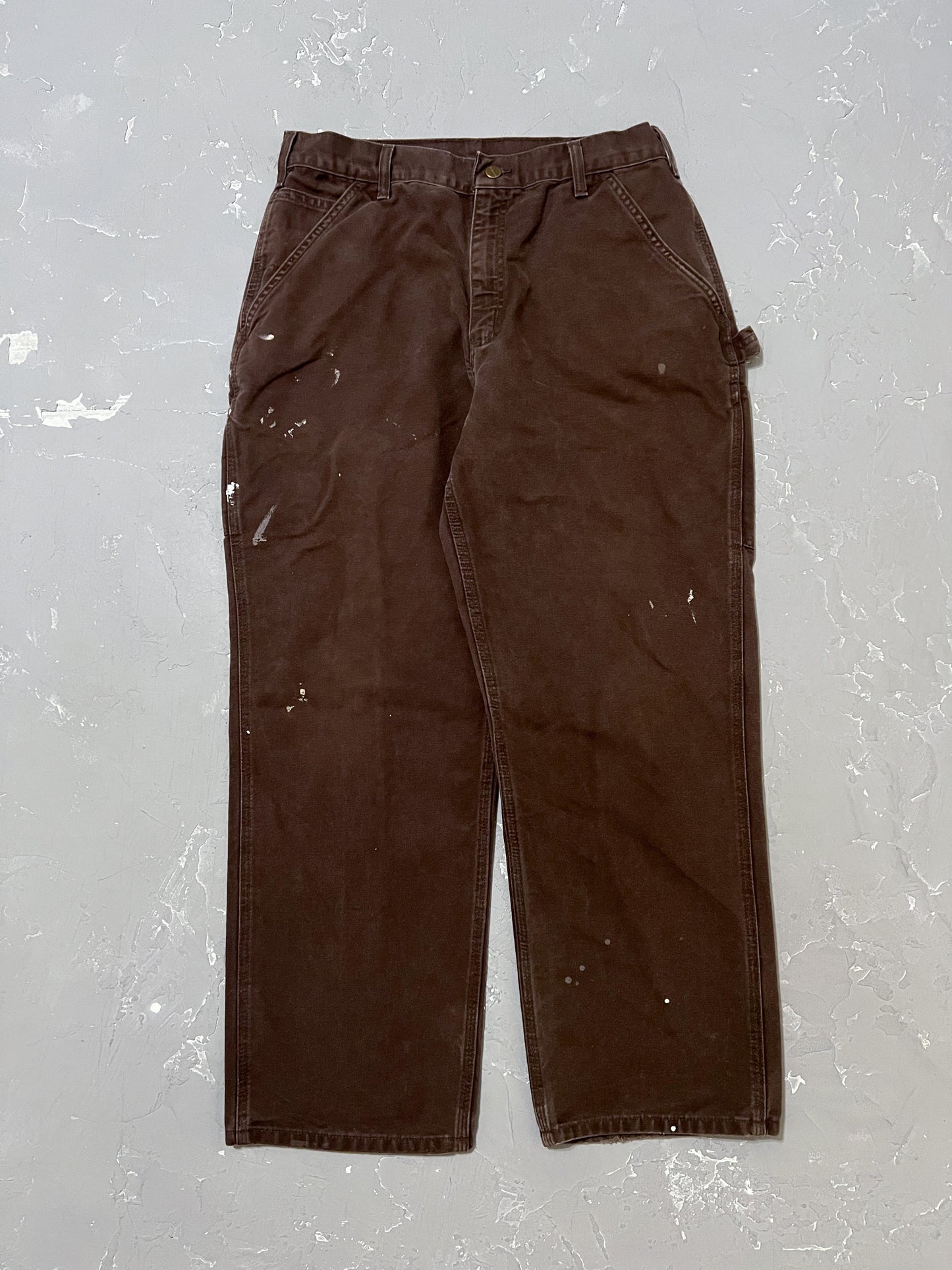 Carhartt Chocolate Painted Carpenter Pants [33 x 30]