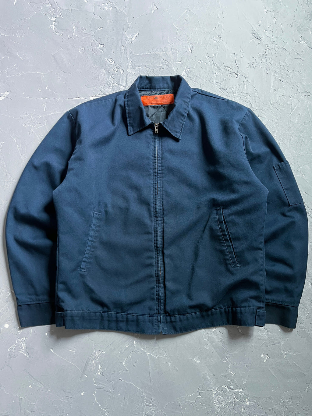 2000s Navy Cropped Work Jacket [L]