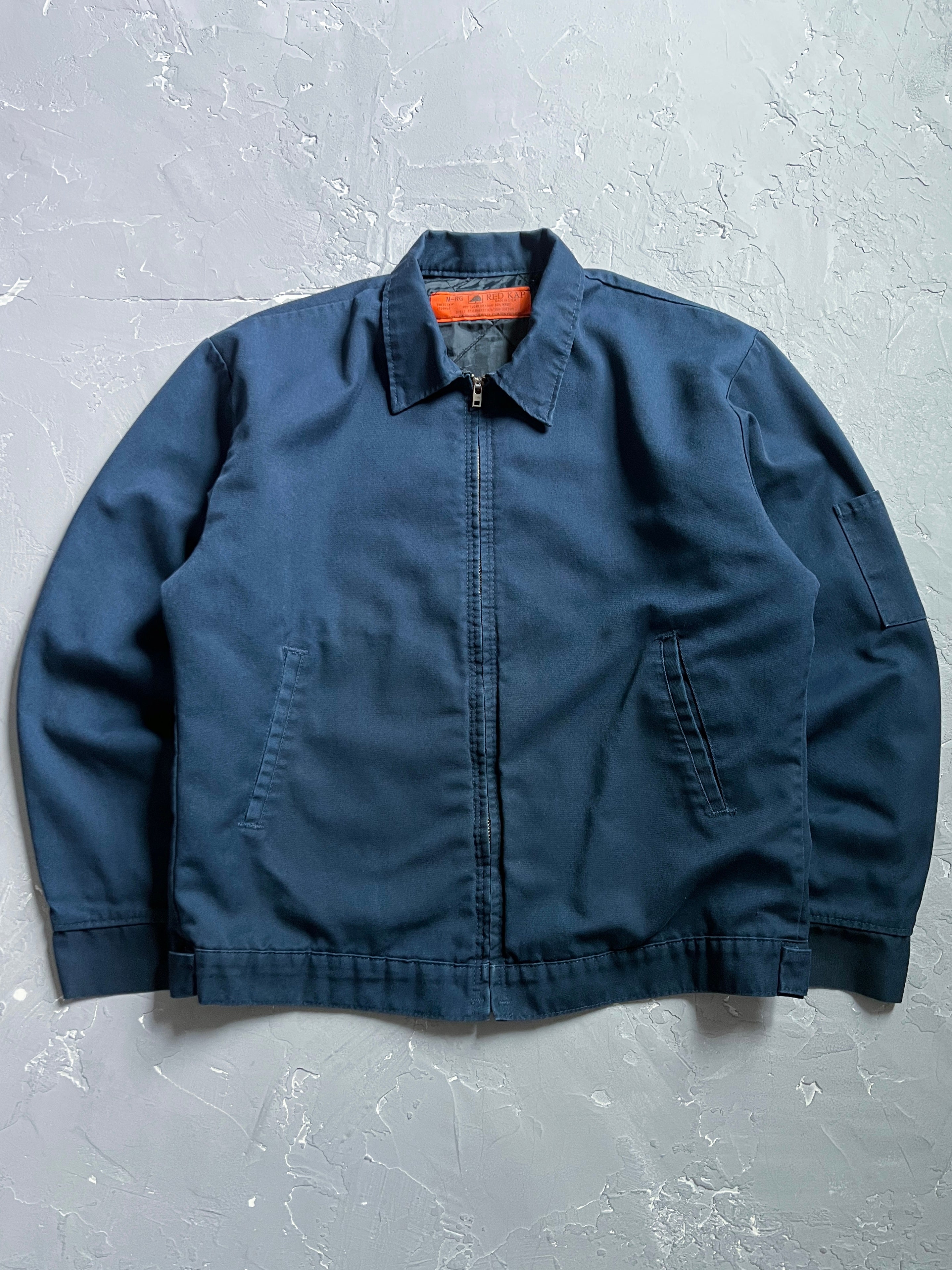 2000s Navy Cropped Work Jacket [L]