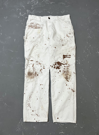 White Painted Dickies Pants [34 x 31]