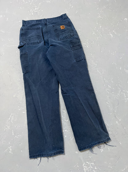 Carhartt Washed Navy Carpenter Pants [29 x 30]