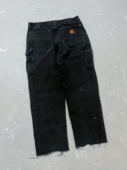 Carhartt Black Painted Double Knee Pants [34 x 30]