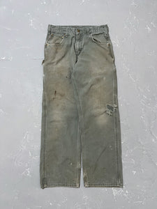 Carhartt Faded Moss Green Carpenter Pants [29 x 30]