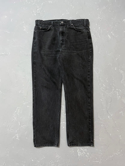 1990s Black Levi’s 505 Orange Tabs [36 x 30]