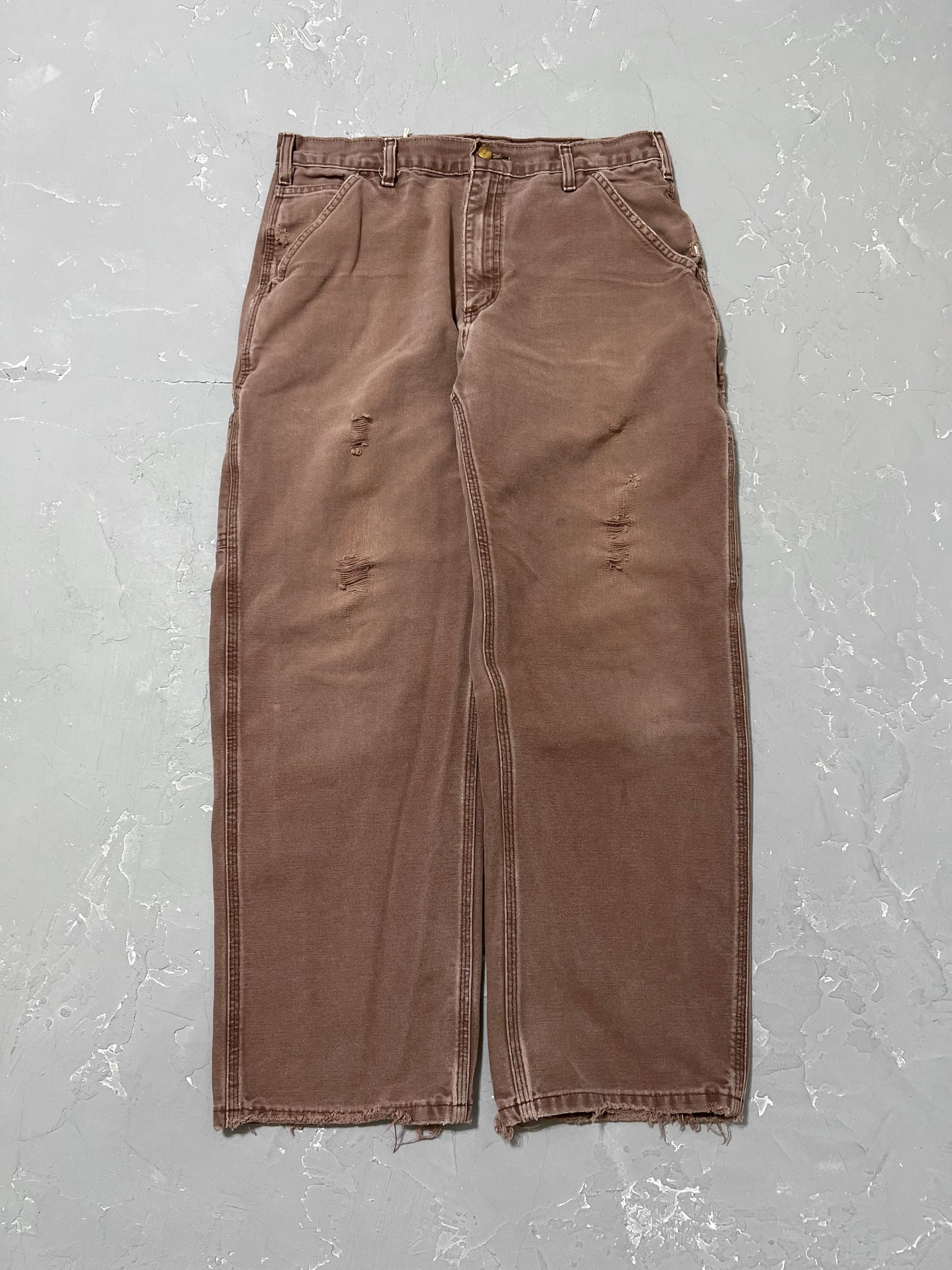 Carhartt Faded Mocha Carpenter Pants [32 x 30]