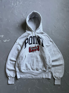1990s Point Beer Reverse Weave Hoodie [XL]