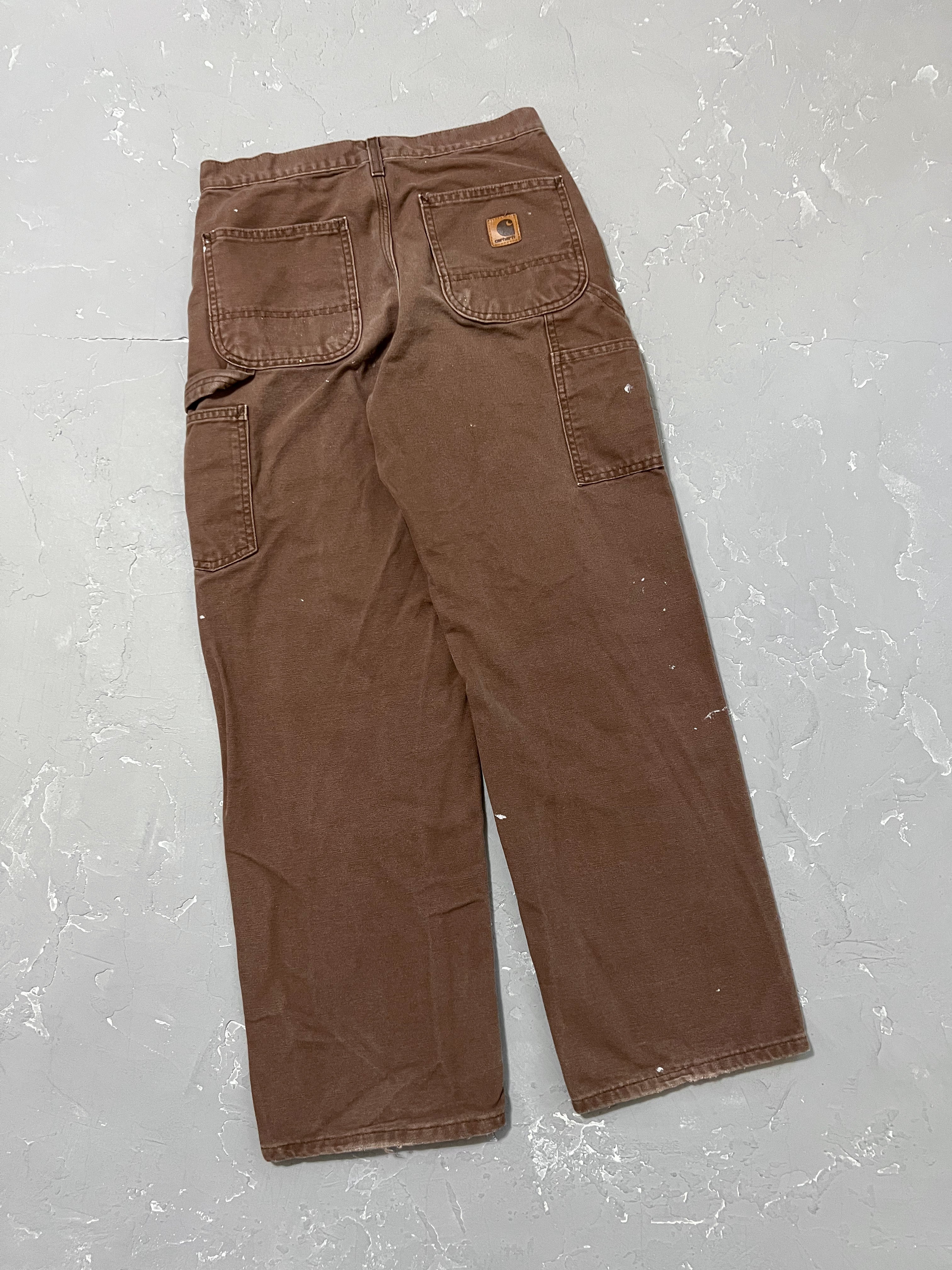 Carhartt Mocha Painted Carpenter Pants [29 x 30]