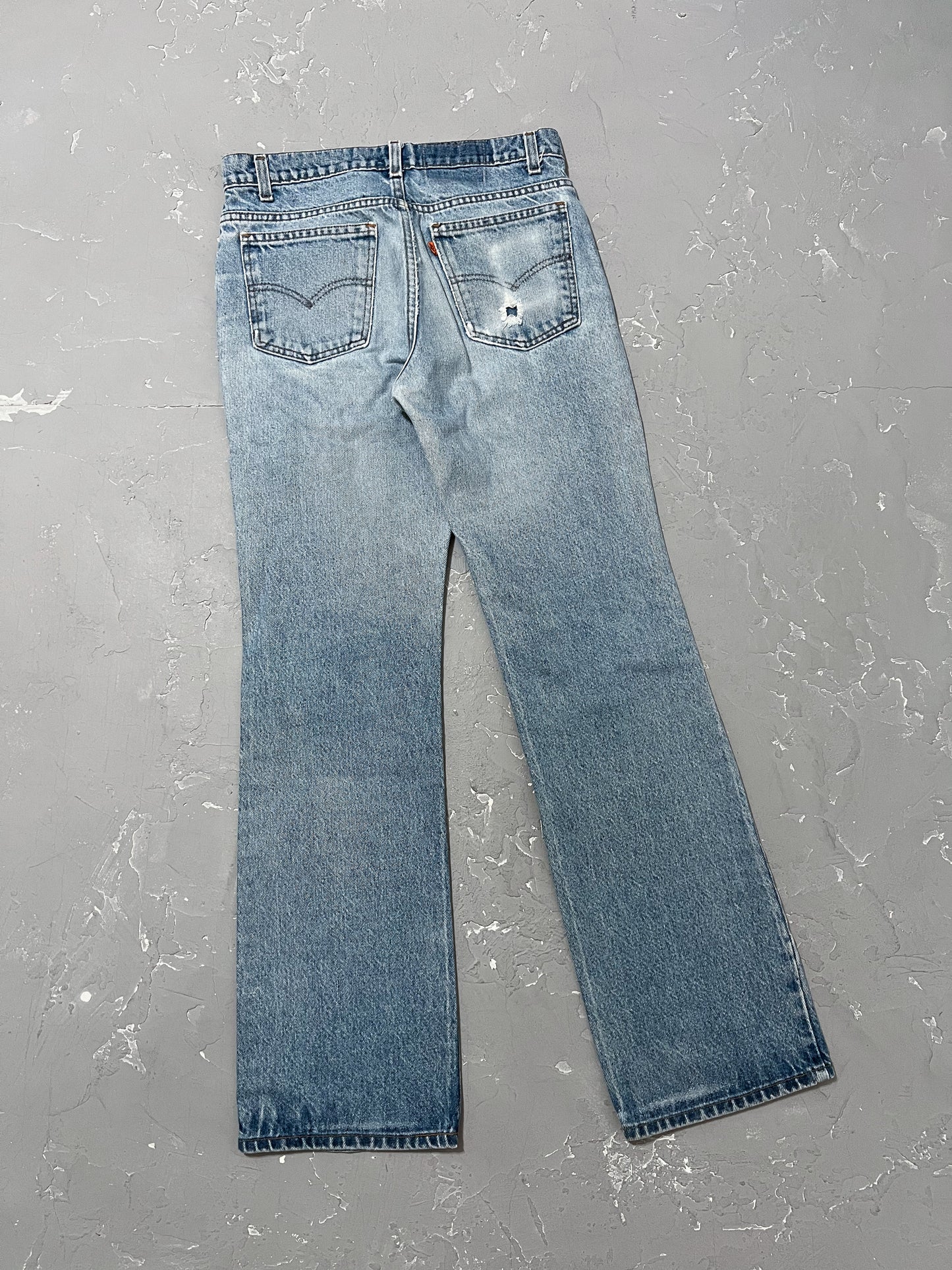 1980s Repaired Flared Levi’s 517 Orange Tabs [31 x 32]