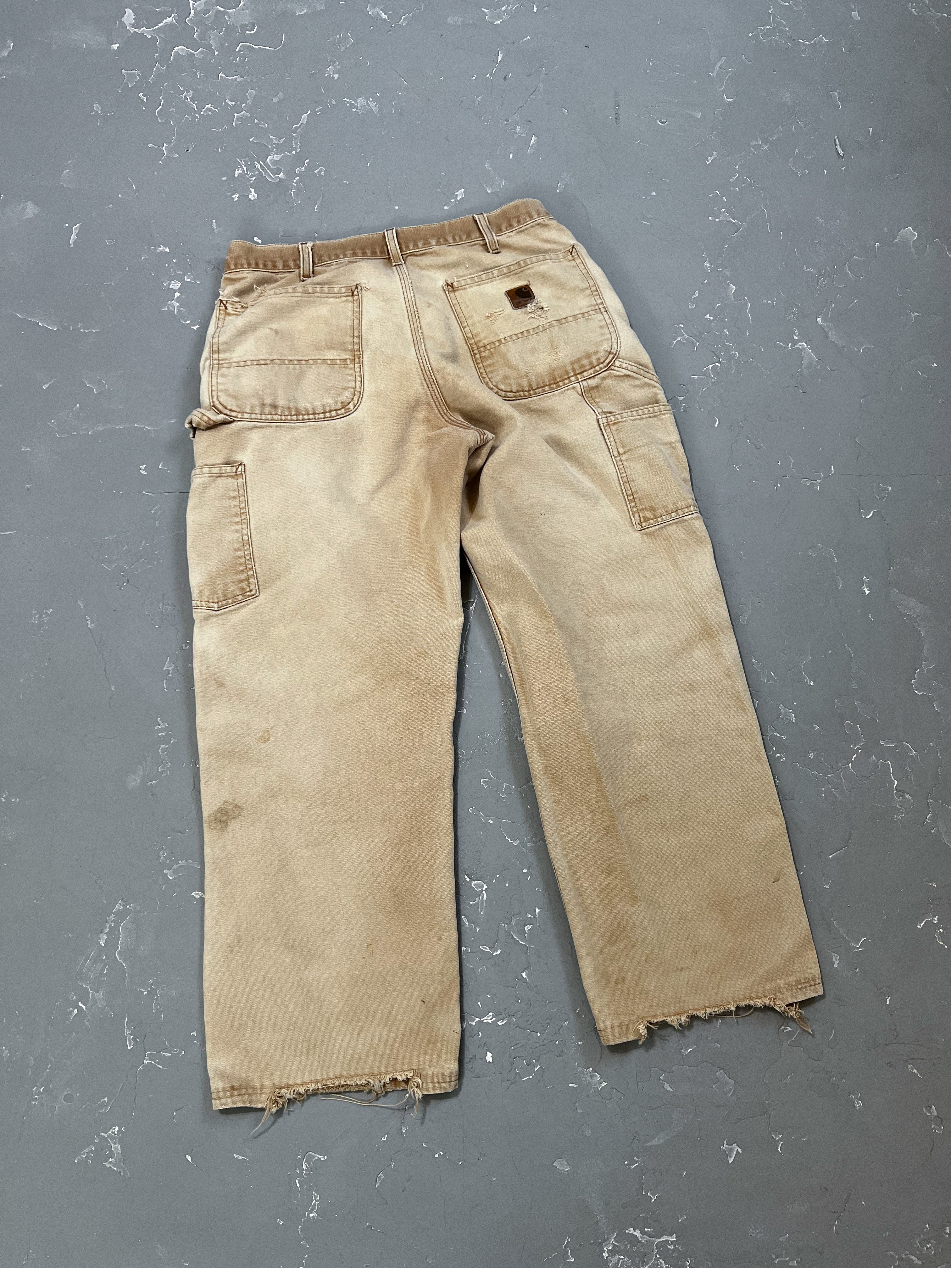 Carhartt Sun Bleached Repaired Carpenter Pants [30 x 28]